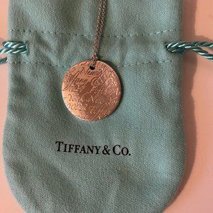Tiffany notes necklace